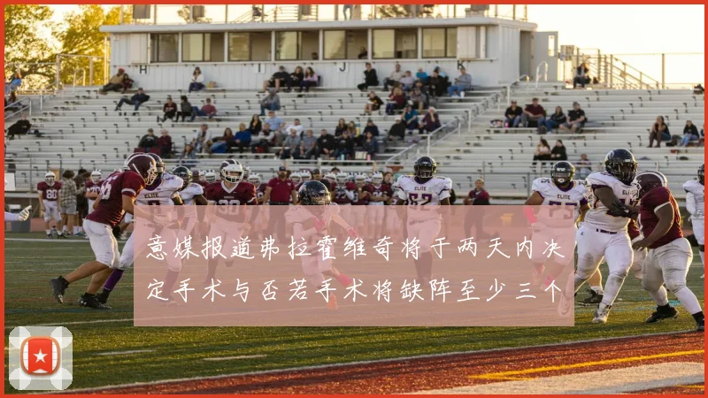 意媒报道弗拉霍维奇将于两天内决定手术与否若手术将缺阵至少三个月